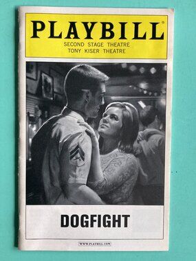 Dogfight Playbill LINDSAY MENDEZ DEREK KLENA ANNALEIGH ASHFORD 2012 TicketStaple